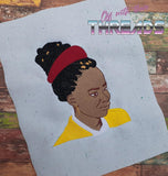 DIGITAL DOWNLOAD Amanda Gorman Embroidery Design 4 SIZES INCLUDED