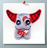 DIGITAL DOWNLOAD Love Monster Plushie Set 5 SIZES INCLUDED
