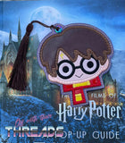 DIGITAL DOWNLOAD Wizard Boy Applique Ornament Bookmark Gift Tag