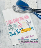 DIGITAL DOWNLOAD Shut The F Up Cupcakes Set 4 SIZES INCLUDED