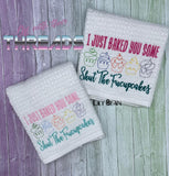 DIGITAL DOWNLOAD Shut The F Up Cupcakes Set 4 SIZES INCLUDED