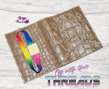 DIGITAL DOWNLOAD A6 Skeleton Head Notebook Holder Cover