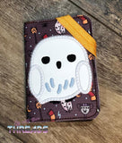 DIGITAL DOWNLOAD Applique White Owl Mini Comp Notebook Holder