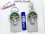 DIGITAL DOWNLOAD Baby Green Pod Chap Stick Lip Balm Holder Set Eyelet and Snap Tab Options Included
