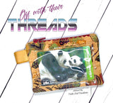 DIGITAL DOWNLOAD Top Zip Wallet Set 2 SIZES INCLUDED UNLINED