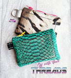 DIGITAL DOWNLOAD Top Zip Wallet Set 2 SIZES INCLUDED UNLINED