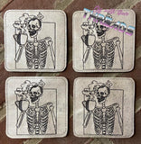 DIGITAL DOWNLOAD Coffee or Die Coaster Set 2 Versions Included