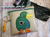 DIGITAL DOWNLOAD 5x5 ITH Duck Poo Zipper Bag Lined and Unlined