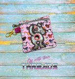 DIGITAL DOWNLOAD 5x5 ITH Applique Cat Bum Poo Zipper Bag Lined and Unlined 2021