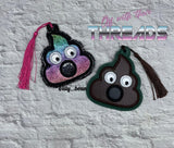 DIGITAL DOWNLOAD Applique Poop Emote Bookmark