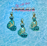 DIGITAL DOWNLOAD Croki Croci Snap Tab Key Chain SKETCH AND FILL OPTIONS INCLUDED