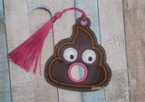 DIGITAL DOWNLOAD Applique Poop Emote Bookmark