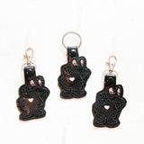 DIGITAL DOWNLOAD Scottish Terrier Bum Snap Tab Key Chain