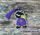 DIGITAL DOWNLOAD Applique Bride Of Frankenstein Bookmark