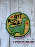 DIGITAL DOWNLOAD Hot Mess Monster Loch Ness Nessie Patch 3 SIZES INCLUDED