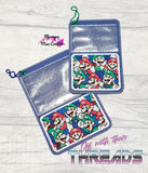 DIGITAL DOWNLOAD 5x7 Applique Vaccination Card Holder ID Gift Card Vaccine 2 SIZES AND 2 STYLES INCLUDED