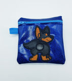 DIGITAL DOWNLOAD 5x5 Applique Lancashire Terrier Poo Bag ITH Zipper Bag