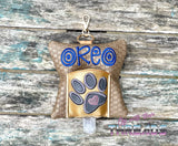 DIGITAL DOWNLOAD Double Zip Dog Walking Combo Bag 4 SIZES INCLUDED UNLINED