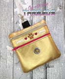 DIGITAL DOWNLOAD Double Zip Dog Walking Combo Bag 4 SIZES INCLUDED UNLINED