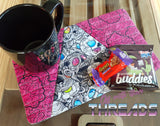 DIGITAL DOWNLOAD Quilted Mug Rug Snack Mat Set 24 SIZES INCLUDED Coaster