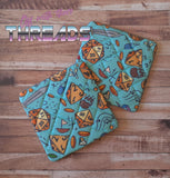 DIGITAL DOWNLOAD Square Quilted Mug Rug Snack Mat Set 6 SIZES INCLUDED Coaster