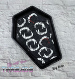 DIGITAL DOWNLOAD Coffin Shape Quilted Mug Rug Snack Mat Set 4 SIZES INCLUDED Coaster