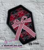 DIGITAL DOWNLOAD Coffin Shape Quilted Mug Rug Snack Mat Set 4 SIZES INCLUDED Coaster