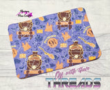 DIGITAL DOWNLOAD Wizard Quilted Mug Rug Snack Mat Set 4 SIZES INCLUDED Coaster