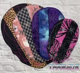 DIGITAL DOWNLOAD Quilted Skull Mug Rug 4 Sizes Included ENVELOPE AND TURN HOLE OPTIONS