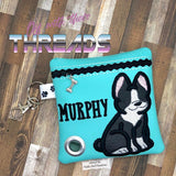 DIGITAL DOWNLOAD 5x5 Boston Terrier Bag and 4x4 Stand Alone Designs