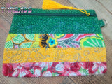 DIGITAL DOWNLOAD Quilted Rainforest Clutch Applique Zipper Bag LINED