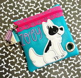 DIGITAL DOWNLOAD 5x5 ITH Applique Cattle Dog Waste Bag and 4x4 Stand Alone