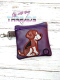 DIGITAL DOWNLOAD 5x5 ITH Applique Beagle Waste Bag and 4x4 Stand Alone