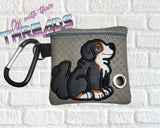 DIGITAL DOWNLOAD 5x5 ITH Applique Bernese Mountain Dog Waste Bag and 4x4 Stand Alone