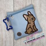 DIGITAL DOWNLOAD 5x5 ITH Applique Frenchie French Bulldog Waste Bag and 4x4 Stand Alone