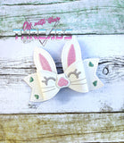 DIGITAL DOWNLOAD ITH 3D Bunny Hair Bow 4 SIZES INCLUDED 4x4 Friendly Option Included