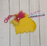 DIGITAL DOWNLOAD ITH Applique Ghost Wallet 3 SIZES INCLUDED BOW DESIGN INCLUDED IN 3 SIZES