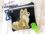 DIGITAL DOWNLOAD 5x5 ITH Applique Shiba Inu Waste Bag and 4x4 Stand Alone