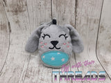 DIGITAL DOWNLOAD 4x4 Bunny Buddy Plush Keychain