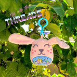 DIGITAL DOWNLOAD 4x4 Bunny Buddy Plush Keychain