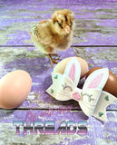 DIGITAL DOWNLOAD ITH 3D Bunny Hair Bow 4 SIZES INCLUDED 4x4 Friendly Option Included