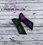 DIGITAL DOWNLOAD ITH Style 1 Applique Hair Bow 4 SIZES INCLUDED 4x4 Friendly Option Included