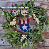 DIGITAL DOWNLOAD Applique Rustic American Flag Banner 3 SIZES INCLUDED