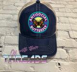 DIGITAL DOWNLOAD Antisocial Butterfly Patch 3 SIZES INCLUDED