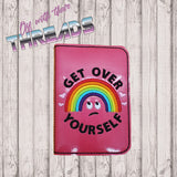 DIGITAL DOWNLOAD Get Over Yourself Mini Comp Book Holder Rainbow