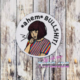 DIGITAL DOWNLOAD Ahem Bulls*** Patch 3 SIZES INCLUDED