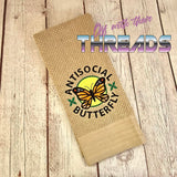 DIGITAL DOWNLOAD Antisocial Butterfly 3 SIZES INCLUDED