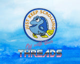 DIGITAL DOWNLOAD Just Keep Scrolling Patch 3 SIZES INCLUDED