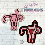 DIGITAL DOWNLOAD FUterus Patch 3 SIZES INCLUDED