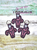 DIGITAL DOWNLOAD FUterus Snap Tab Key Chain